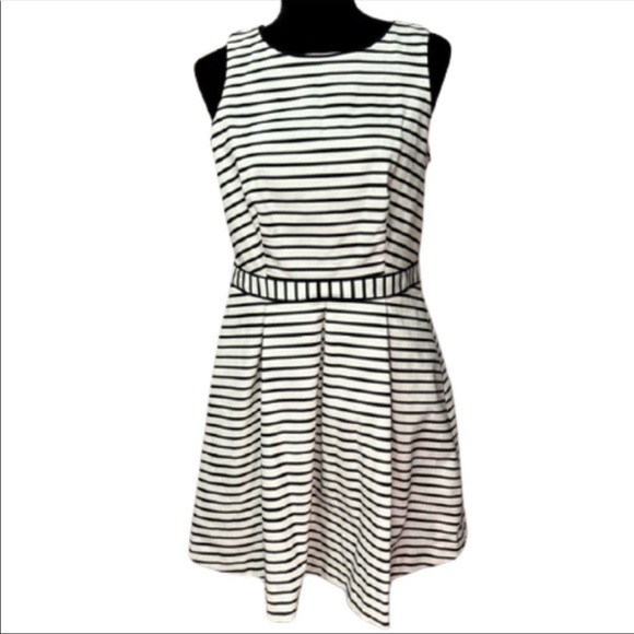 The Limited Dress Womens size 10. Navy & White Stripes. - Picture 13 of 14